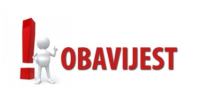 Obavijest roditeljima